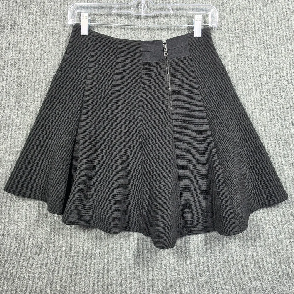 Alice Olivia Skirt Womens 2 Fit Flare Ribbed Mini Skater Skirt‎ Boho